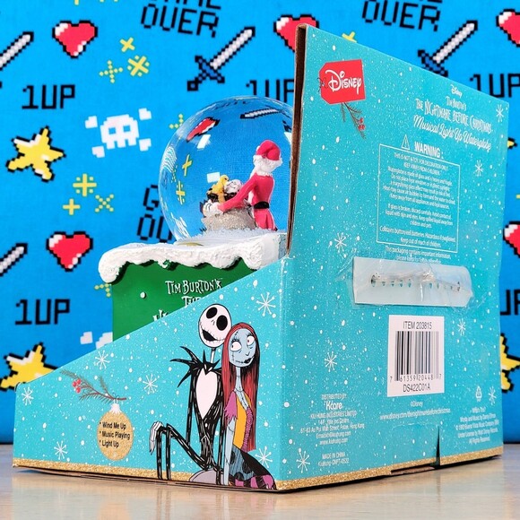 Disney's The Nightmare Before Christmas Jack & Zero Musical SnoMotion WaterGlobe - Picture 5 of 12